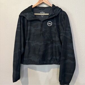 Black Camo Bomber Jacket